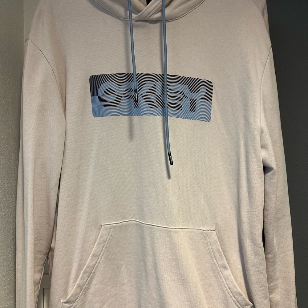 Oakley Cream Hoodie for Men Size M.
